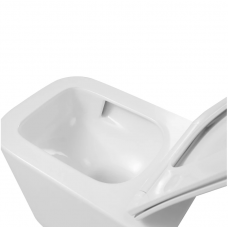 Унітаз підвісний Qtap Crow безобідковий з сідінням Soft-close QT05335171W